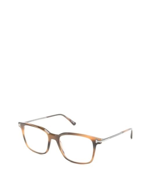 Tom Ford Natural Square-Frame Glasses