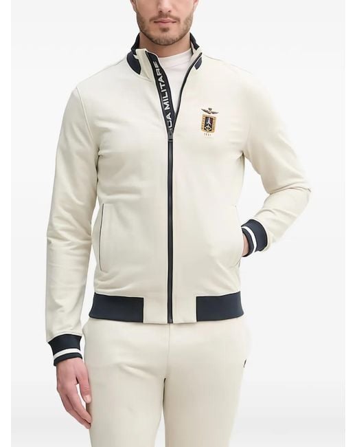 Aeronautica Militare Natural Zip Sweatshirt for men