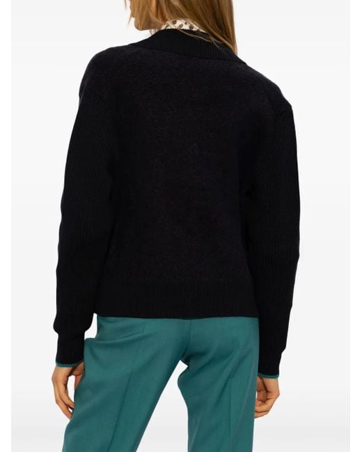 Paul Smith Black Snap Button Cardigan