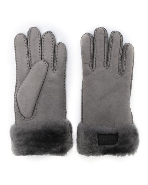 UGG Handschuhe mit Logo-Patch in Grau | Lyst DE