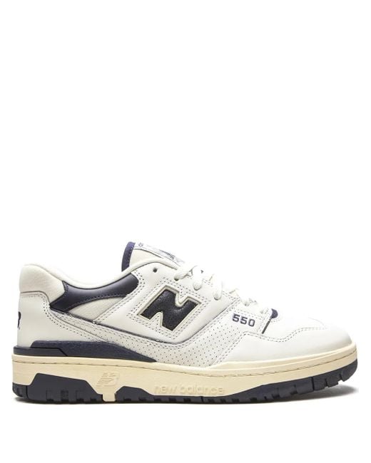 New Balance White X Aimé Leon Dore 550 Sneakers