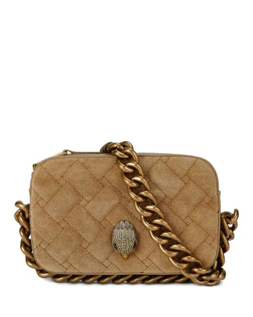 Kurt Geiger Brown Small Kensington Eagle-Embellishment Cross Body Bag