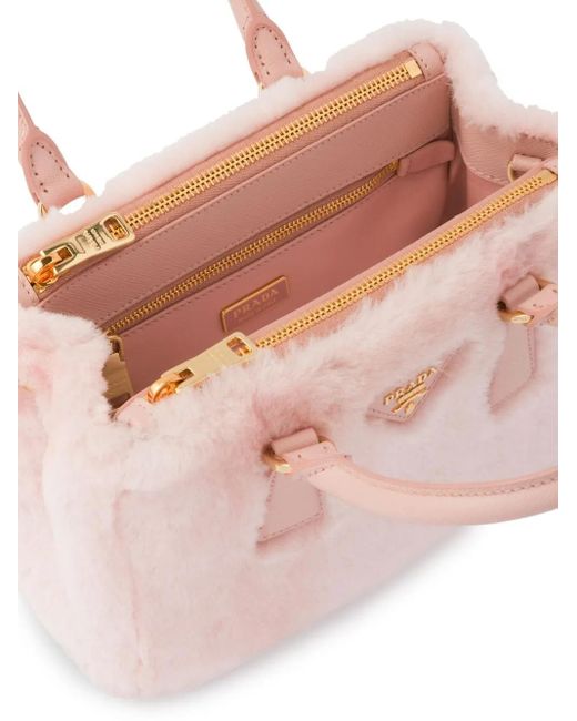 Borsa Galleria Mini di Prada in Pink
