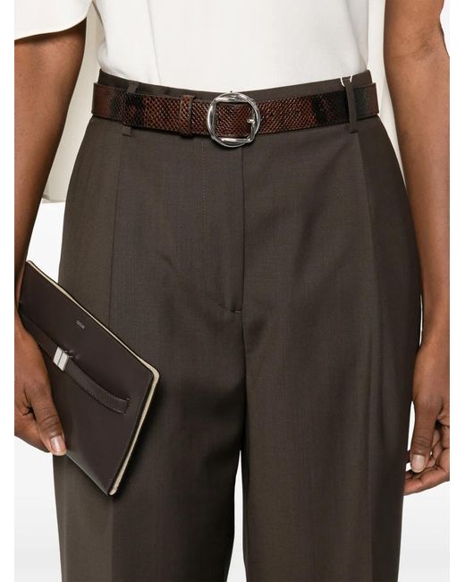 Totême  Gray Hose mit Bundfalten