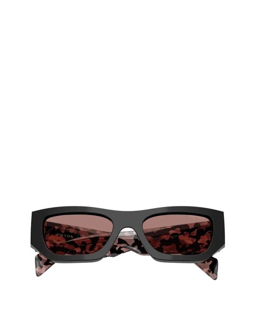 Prada Pink Rectangle-Frame Sunglasses