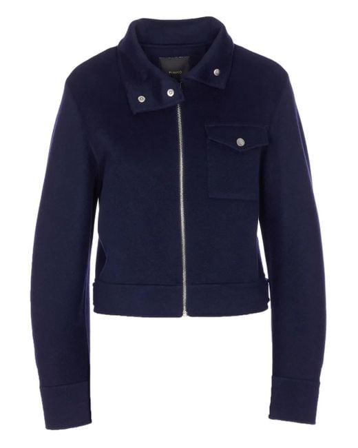 Pinko Blue Double Cloth Jacket