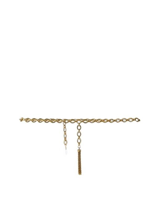 Tassel-Pendant Cable-Link Necklace Chloé en coloris Metallic