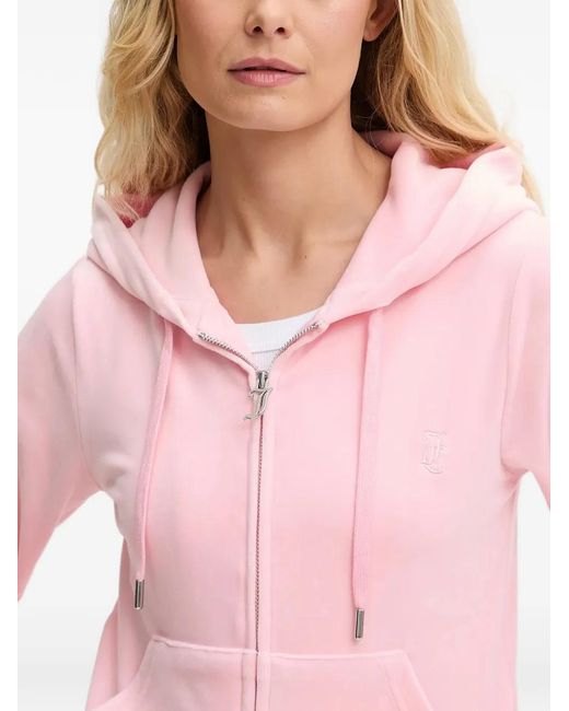 Juicy Couture Pink Zip-Up Hoodie