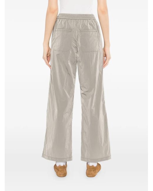 SPORT b. by agnès b. Gray Pantalon Ample À Effet Froissé