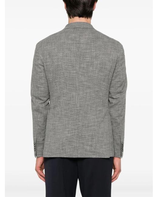 Tagliatore Gray Textured Blazer for men
