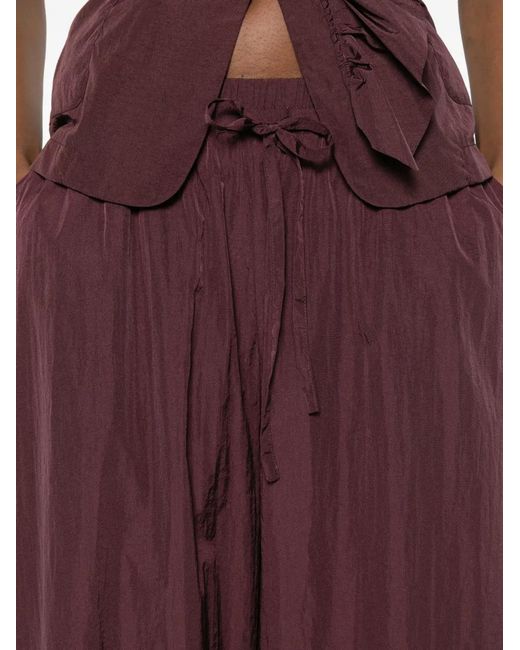 Psophia Purple Drawstring Trousers