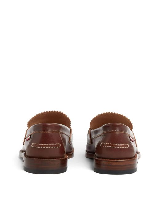 DSquared² Brown Leather Loafers for men