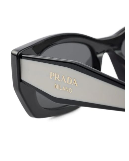 Prada スクエアフレーム サングラス Black