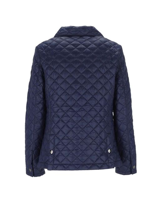 Husky Blue Quilted Button-Up Jacket