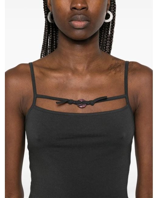 OTTOLINGER Black Charmed Tank Top