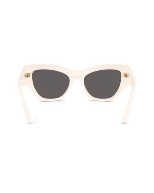 Vogue Eyewear Gray Cat-Eye Sunglasses