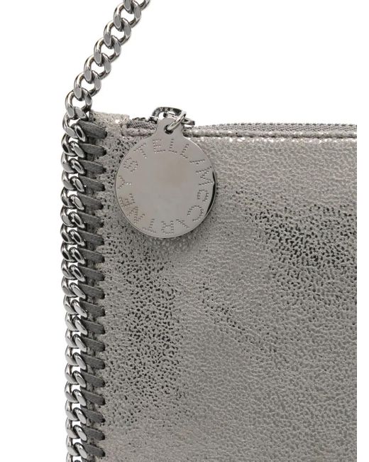 Stella McCartney レディース グレー ファラベラ ショルダーバッグ 