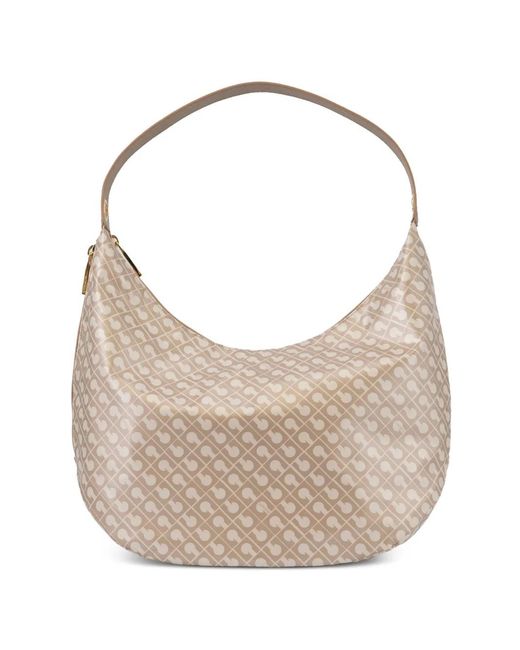 Borsa A Spalla A Fantasia di Gherardini in White