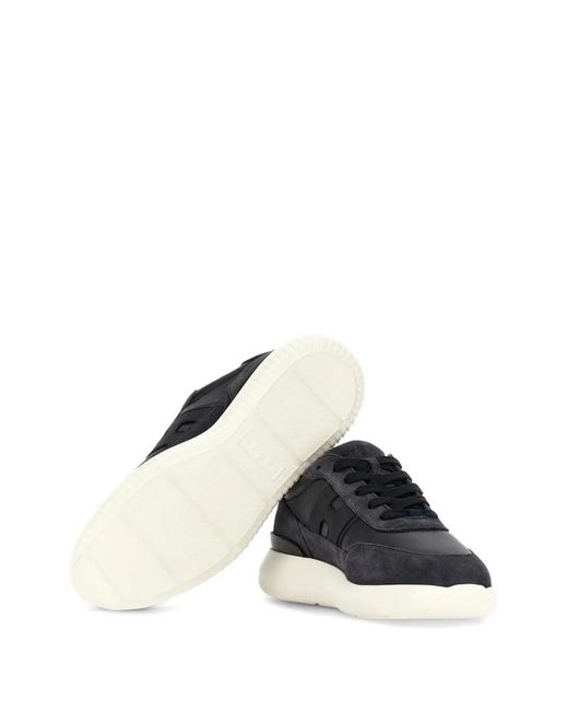 Baskets Interactive³ À Patch Logo Hogan pour homme en coloris Blue