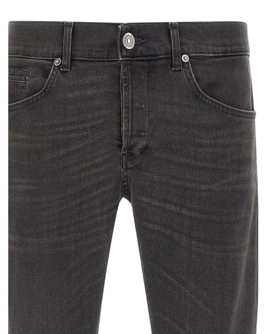 Dondup Gray George Slim-Fit Jeans for men
