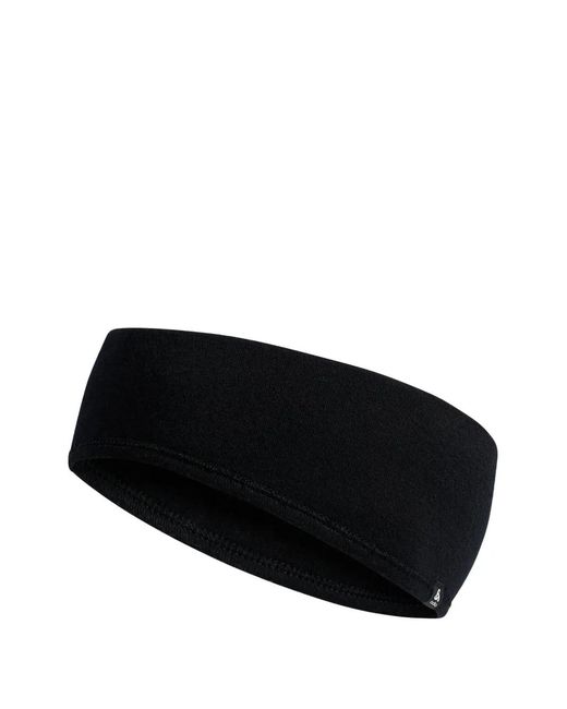 Odlo Black Logo-Patch Headband for men