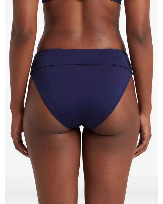 Melissa Odabash Blue Brussels Layered Bikini Bottom