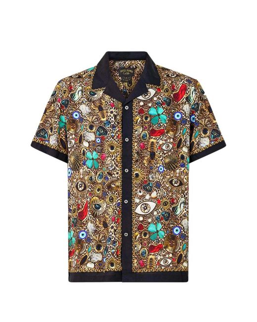 Camilla Brown Nazar Nirvana Short-Sleeve Camp-Collar Shirt for men
