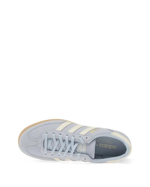 Adidas White Spezial Bold Three-Striped Platform Sneakers