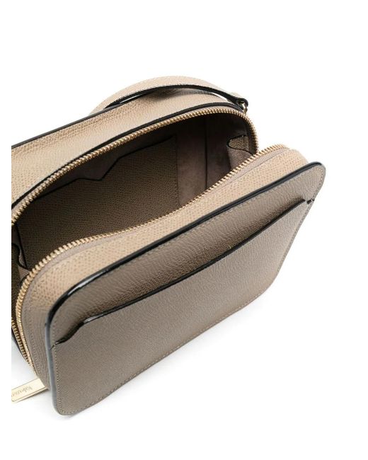Valextra Gray Umhängetasche Aus Leder