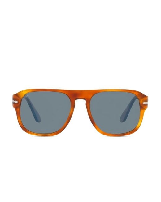 Lunettes De Soleil Jean À Monture Carrée Persol en coloris Blue