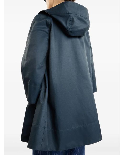 Fay Blue Hooded Coat