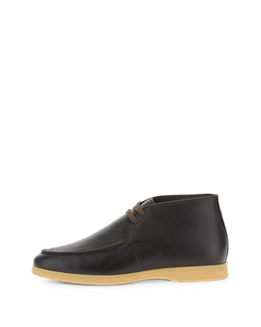 Boggi Black Ankle Boots for men
