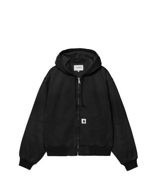 Carhartt Black Og Active Hooded Zip Jacket