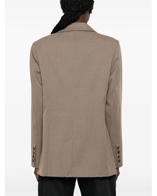 Gestuz Brown Single-Breasted Blazer