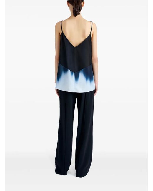 Proenza Schouler Blue Gradient Effect Sabine Top