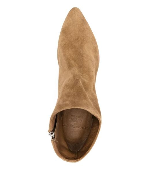 Officine Creative Brown 60Mm Beth Suede Boots