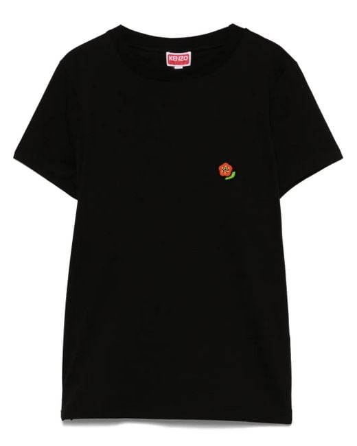 KENZO Black Kneoz Pop Cotton T-Shirt