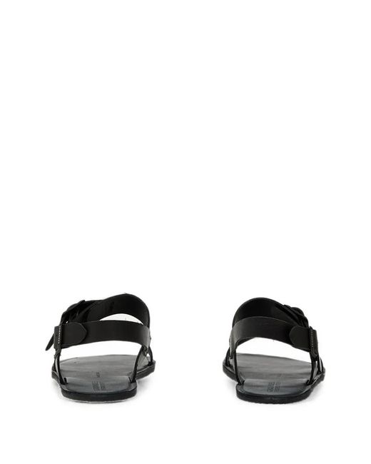 Groundies White Kos Leather Sandals
