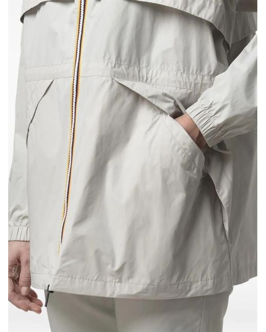K-Way White Aubeline Memory Touch Jacket