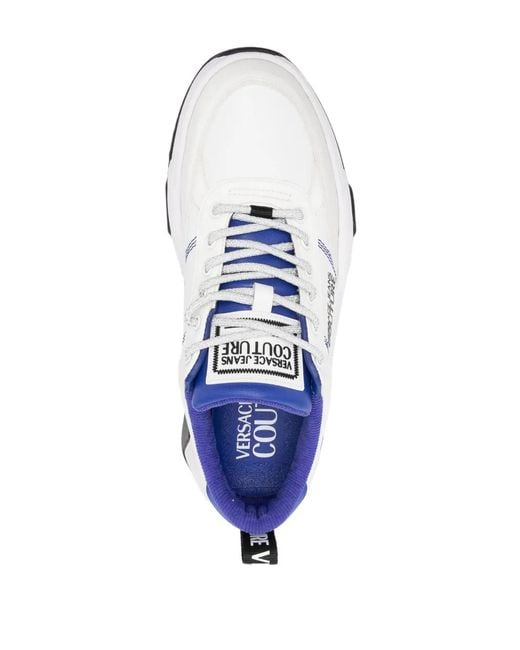 Versace Jeans Couture White Stargaze Low-Top Sneakers for men