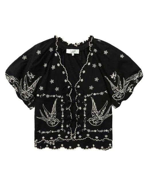 Camisa Kingsley Sea de color Black