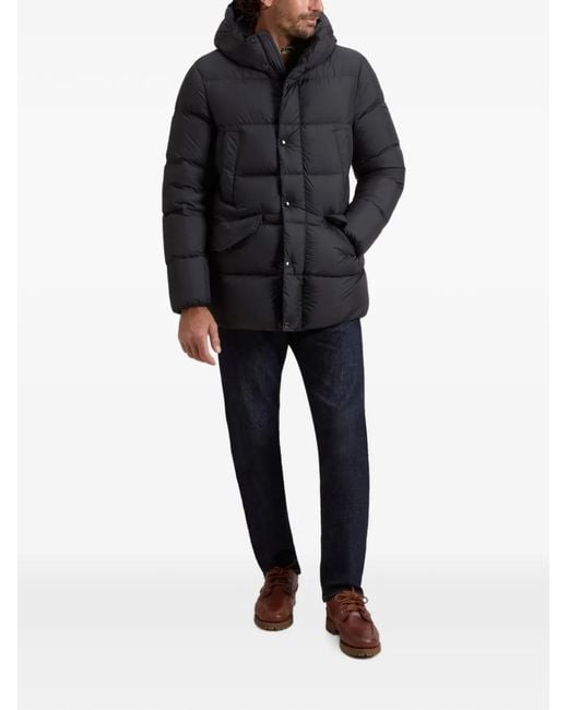 Woolrich Black Cloud Davis Padded Jacket for men