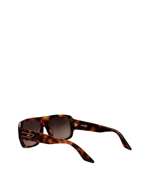 Gcds Brown Navigator-Frame Sunglasses