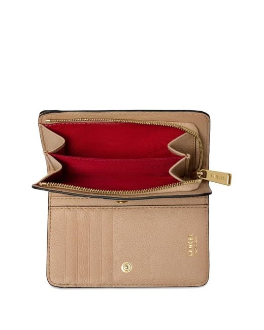 Lancel Natural Rectangular Zip Wallet