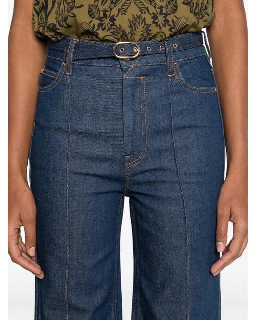 Jean À Ceinture Élastique Zimmermann en coloris Blue