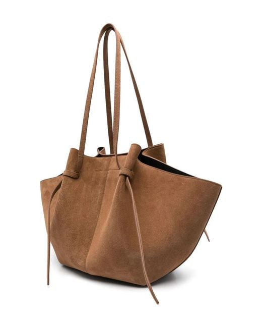 Yuzefi Brown Large Mochi Tote Bag