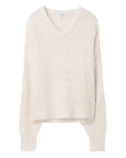Filippa K Natural V-Neck Sweater