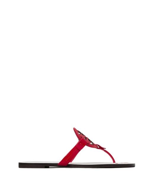 Tory Burch Pink Miller Flat Sandals