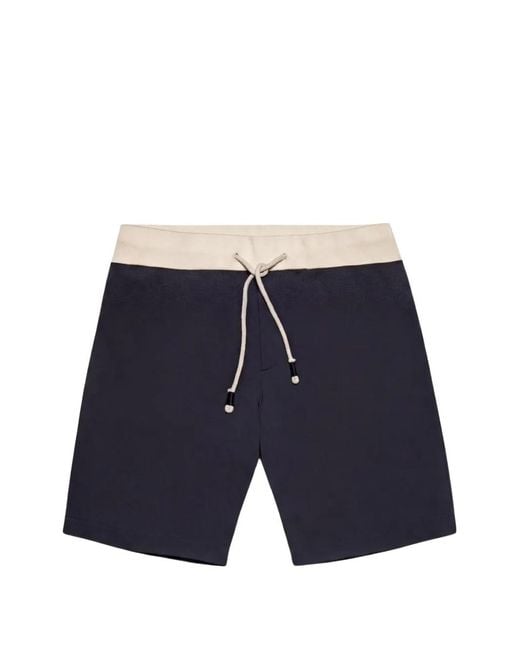 Orlebar Brown Blue Frederick Drawstring Shorts for men