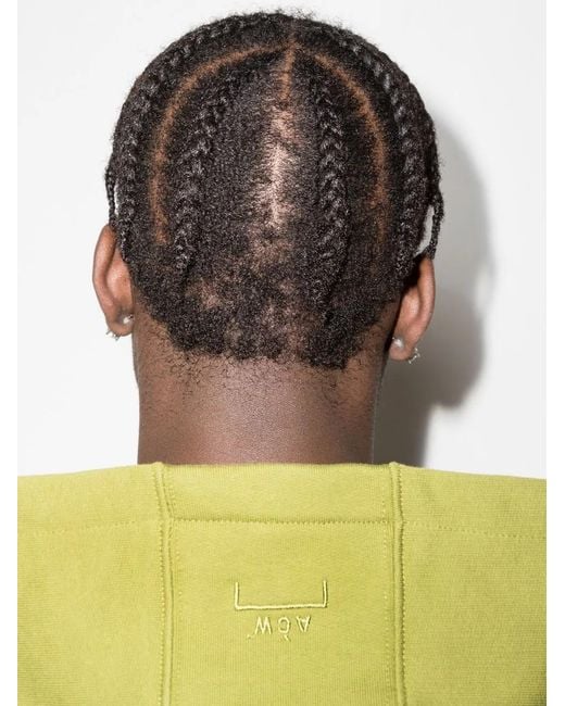 A_COLD_WALL* Green Flap-Pocket Panelled Hoodie for men